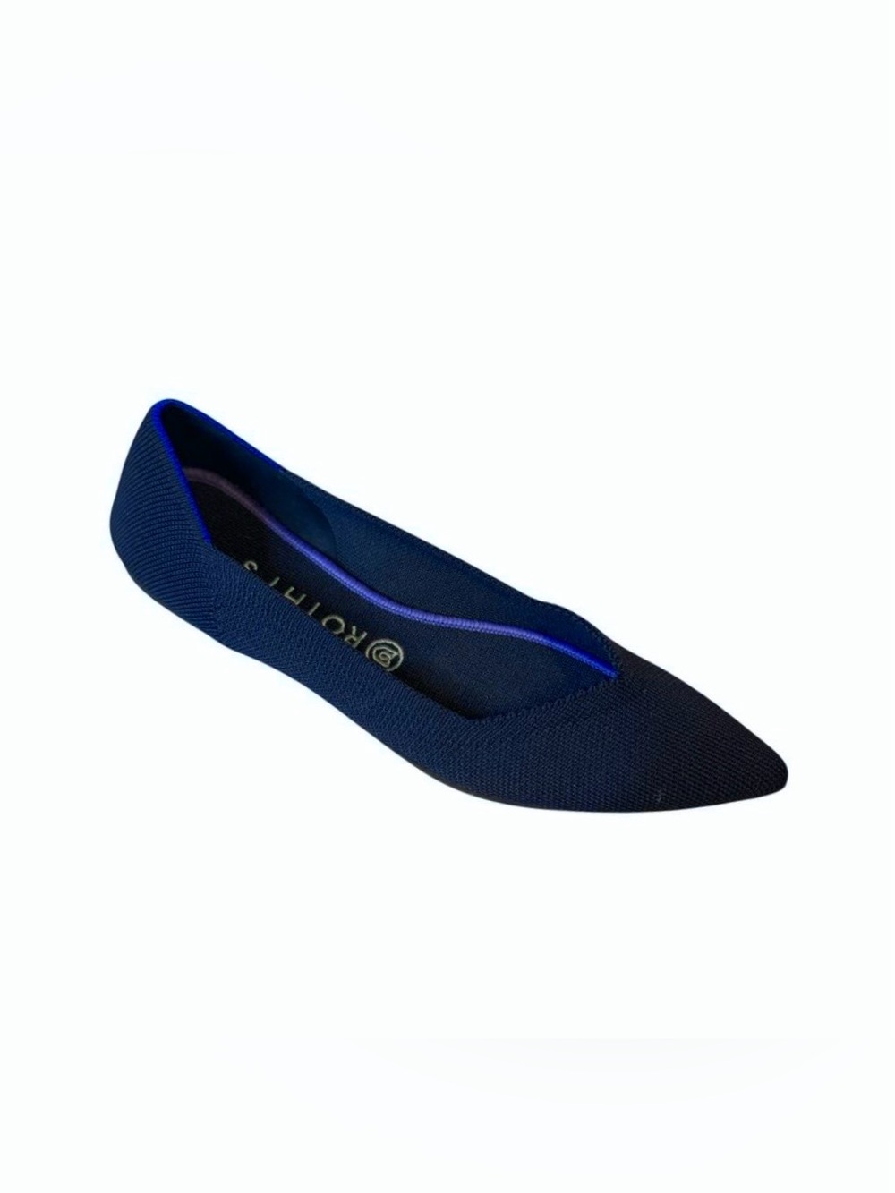 Rothy's Pointed Toe Flat in Navy